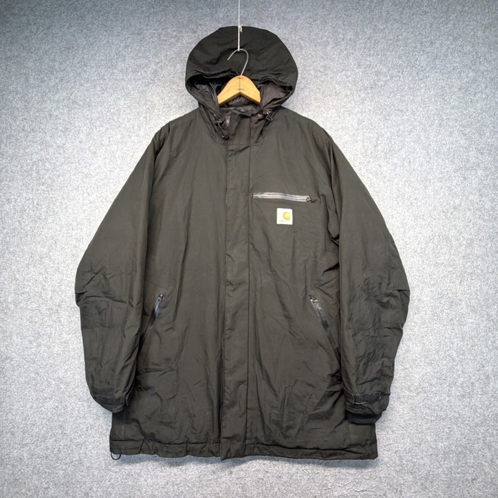 Carhartt WIP Gore-Tex Infinium Jacket Black Parka Men's Large